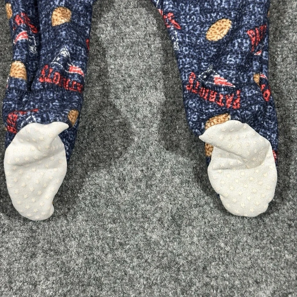 NFL 12 MonthToddler Sleepwear All Over Print Zip Up Coverall Pajamas Choose Team
